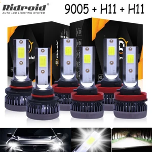 For Toyota Camry 2007- 2014 LED Headlight Bulbs Kit High / Low Beam + Fog Light - Picture 1 of 12