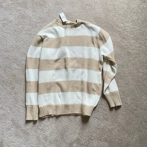 JOHN GALT / BRANDY MELVILLE Striped Cotton Sweater NWT - Picture 1 of 4