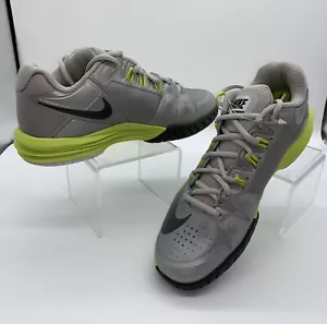 NIKE Women’s Tennis Lunar Ballistec 631648-903 Gray Lime Size 7 DEADSTOCK New - Picture 1 of 8