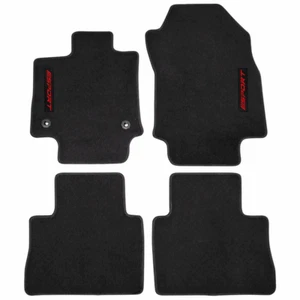 Fits 19-24 Toyota RAV4 Black Floor Mat Car Carpet Nylon Front Rear 4PCS Set - Picture 1 of 1