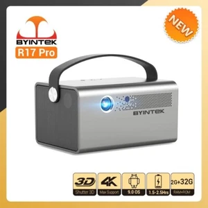 Vidéoprojecteur byintek R17 3D 4K, Android, WIFI, Portable, DEL, DLP, Laser - Photo 1/6