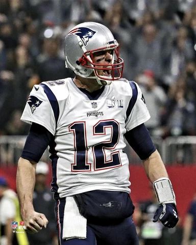 Tom Brady New England Patriots Unsigned Celebration 8" x 10" Photo - Fanatics Cover