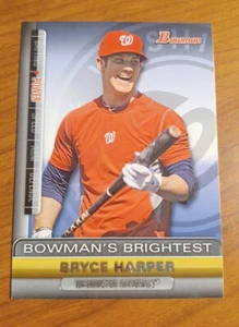 Bryce Harper 2011 Bowman's Brightest Nationals Rookie Card RC #BBR1 - Picture 1 of 2