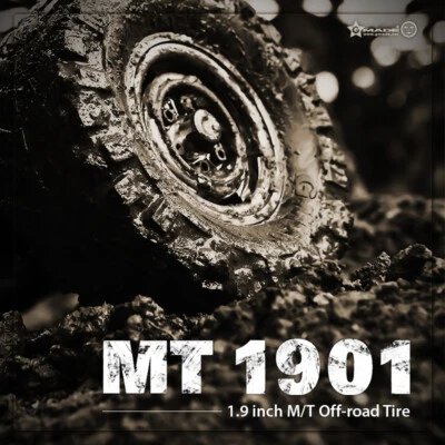 Pneus de caminhão de controle remoto escala 1/10 Gmade 1.9 pneu de caminhão MT1901 (2 peças) gm70164 - Imagem 1 de 4