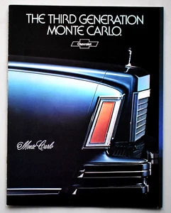 ORIGINAL 1978 CHEVROLET MONTE CARLO VERKAUFSPROSPEKT KATALOG ~ 14 SEITEN - Bild 1 von 8