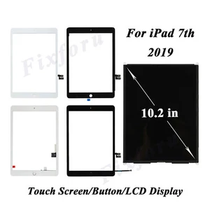 For iPad 7 2019 10.2in LCD Display Assembly Touch Screen Digitizer Replace Lot - Picture 1 of 32