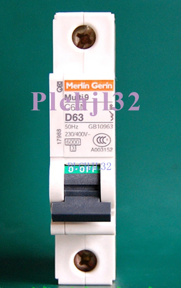 1PC NEW 100% tested C65N 1P D63A Breaker - Image 1 of 3