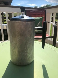 Kaffee Perkolator Herdplatte Bakelit Griff Sammlerstück Atomstern Rarität Kaffee - Bild 1 von 10