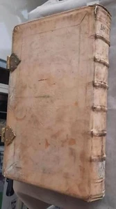 Old & rare 1690 MOERENTORF bible, Plantijn, Antwerp in fine binding - Picture 1 of 20