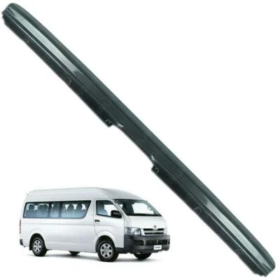 Protector de parachoques trasero cubierta de escalón carbono negro para Toyota Hiace Commuter 2005-2017 Foto 1 de 4