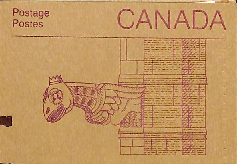 Canada - Booklet BK100 - Parliament Booklet - with Counter Mark - Image 1 of 1