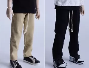 1/6 Male Soldier Casual Drawstring Pants Model Fits 12" Action Figure Body - Picture 1 of 9