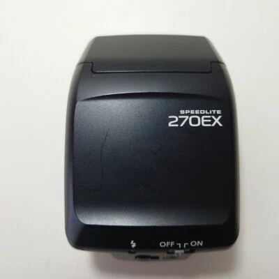 Canon 270EX Speedlite Flash for Canon SLR Cameras Tested Working w Tracking - Image 1 of 4