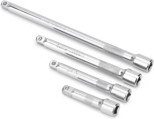 4-Piece 1/4-Inch Drive Socket Wrench Extension Bars Set Includes 2-Inch 3-Inch - Picture 1 of 7