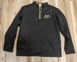 Purdue Boilermakers Men's Size M lightweight 1/3 Zip Up Jacket thin fleece - Picture 1 of 5