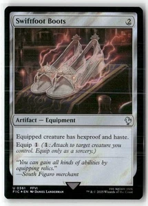 Botas Swiftfoot (Surge Foil) Commander: Final Fantasy Foil 361 - Imagen 1 de 1