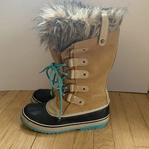 Sorel Schneestiefel Damen 10 Joan Of Artic Winter wasserdicht isoliert Kunstfell - Bild 1 von 7