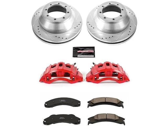 Pastilha de freio traseira e kit de rotor para 08-19, 21-25 Ford E350 Super Duty E450 RV13B7 - Imagem 1 de 1
