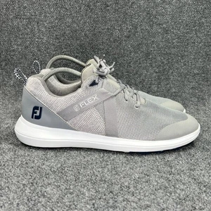 Zapatos de golf FootJoy FJ Flex sin clavos para hombre talla 11,5 gris azul zapatillas deportivas - Imagen 1 de 11