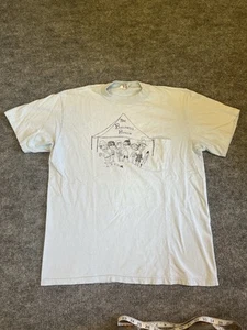 Vintage 70s The Bullards Bunch Graphic Pocket Tee Shirt Blue Adult Size Large - Picture 1 of 6