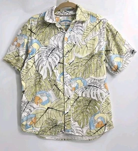 Margaritaville Hemd Herren Small Button Up Parrot Club Multi Kurzarm Baumwolle - Bild 1 von 11