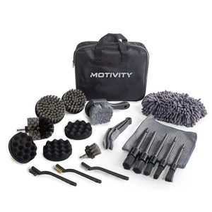 MOTIVITY 21-Piece Car Detailing Kit For Interior & Exterior – Drill Not Included - Picture 1 of 6
