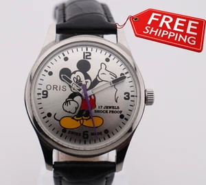 Retro Oris Mickey Mouse wristwatch – vintage Swiss collectible - Picture 1 of 9