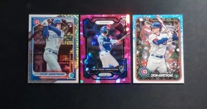 2024 Panini Prizm Pete Crow-Armstrong Pink Cracked Ice, Candy Cane Bat RC & MORE - Bild 1 von 3