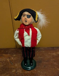 Byers Choice 2001 The Carolers Halloween Pirate Boy with Sword, Eye Patch 9.5" - Picture 1 of 7