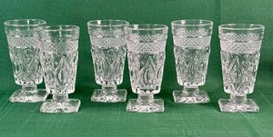 Vintage Set of 6 Imperial Glass CAPE COD Square Footed Juice 5.25" (1602) EUC - Picture 1 of 11