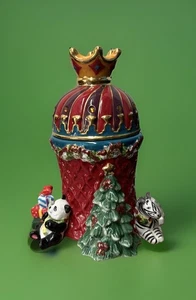 Waterford Holiday Heirlooms Maharaja Treat Candy Jar Christmas No Box - Picture 1 of 7