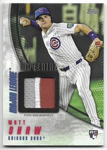 2025 Topps Update Major League Material Patch Black Matt Shaw #04/10 (MMU-MS) RC - Bild 1 von 2