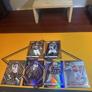6 Card Wide Reciever Insert Lot Collins-Moore-mcLaurin-Evans-Aiyuk-Kelce - Picture 1 of 7