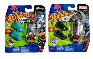 Hot Wheels Skate Disney Mickey Mouse Marvel Venom Screen Legends Fingerboard - Picture 1 of 7