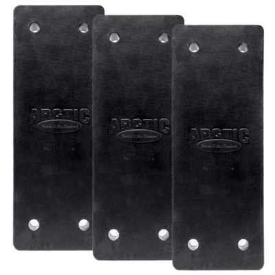 Bloque de montaje de polietileno ártico original 3 piezas 10206 para arados seccionales Arctic HD Foto 1 de 2