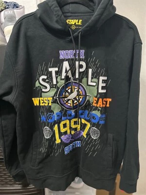 Staple North, west, east, south World Guide Hoodie - Image 1 of 3