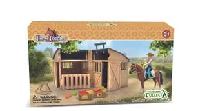 Reiter & Zubehör mit Pferdestall Box Set - Bild 1 von 1