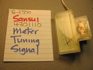 📈SANSUI 4301110 METER TUNING SIGNAL G-3500 STEREO RECEIVER - Picture 1 of 3