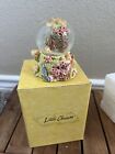 Little Cheesers Musical Waterglobe - Mouse With Flowers 1991 Ganz Collectible