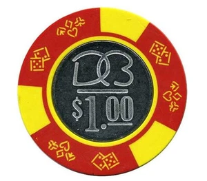 $1 DORADO BEACH RdYel Casino Puerto Rico DB Bud Jones coin token ficha poker - Picture 1 of 2