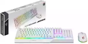 MSI Vigor GK30 White Gaming Keyboard and Mouse Combo VigorGK30CW - New - Picture 1 of 8