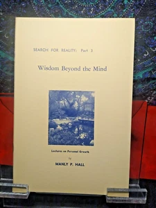 Search for Reality Part 3 Wisdom Beyond Mind Manly P Hall Exoteric Lecture Rare - Picture 1 of 3