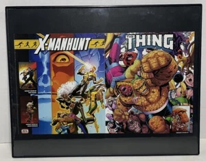 X-Manhunt Omega & The Thing Wall Art Framed 11”x 14” - Picture 1 of 4