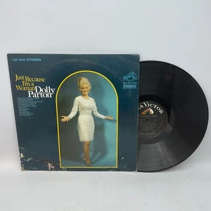 Dolly Parton Just Because I'm A Woman Vinyl LP US 1968 Stereo Press VG/G+ - Picture 1 of 2