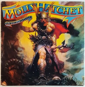 MOLLY HATCHET - FLIRTIN' WITH DISASTER LP VINYL EX/NM EPIC EPC 83791 HOL 1979 - Picture 1 of 3