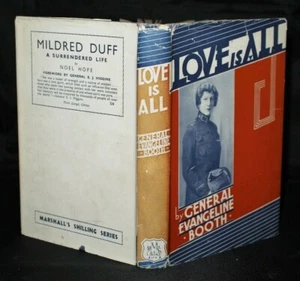 General E Booth (Sal Army) Love is All in D/J 1935 - Imagen 1 de 5