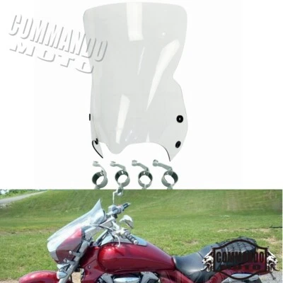 For 2006-2022 Suzuki Boulevard M109R Boss M109RZ M109RB M1800R Clear Windshield - Image 1 of 4
