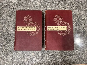 Vintage Modern Shop Practice Book Volume 4 & 7 American Technical HC 1941 - Picture 1 of 4