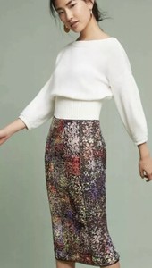 byron lars jessica floral pencil skirt