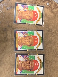 1987 Donruss Diamond Kings #22 Eric Davis Cincinnati Reds Lot of 3 - Picture 1 of 2